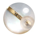 15mm Natural Mabe Pearl Earrings in 18K Yellow Gold Etsy