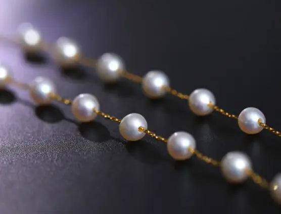 5mm Natural High Luster White Pearl Earrings Handmade 18k Solid Yellow Gold Pearl Drop Earrings, Freshwater Pearl Earrings, Anniversary Gift Etsy