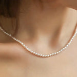 3-4mm Natural High Luster Baby Pearl Necklace Handmade 18k Solid Yellow Gold Baby Golden Pearl Necklace, Freshwater Baby Pearl Beaded Choker Etsy