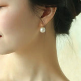 AAA+ 13mm Freshwater Pearl Earrings - 18K Yellow Gold Etsy