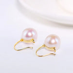 AAA+ 13mm Freshwater Pearl Earrings - 18K Yellow Gold Etsy