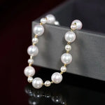 18K Yellow Gold 4-8mm Akoya Pearl Strand Bracelets Etsy