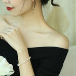 High Luster Akoya Pearl Strand 18K Bracelets - 18K Yellow Gold Etsy