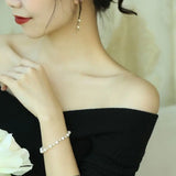 High Luster Akoya Pearl Strand 18K Bracelets - 18K Yellow Gold Etsy