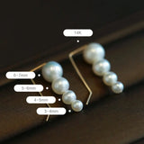 Grape Desgin Earrings, Natural High Luster White Pearl Earrings, 14k Gold Filled Handmade Earrings, Gift for Mom, Anniversary Gift Idea - LaCorserArtJewelry