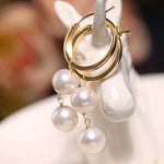 9.5mm High Luster Akoya Pearl Drop Earrings - 14K Gold Filled Etsy