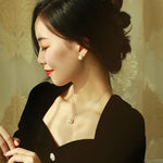 7-12mm Natural Pearl Drop Earrings - 18K Yellow Gold Etsy