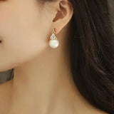 15mm High Luster Freshwater Pearl Earrings - 18K Yellow Gold Etsy