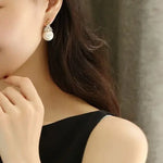 15mm High Luster Freshwater Pearl Earrings - 18K Yellow Gold Etsy