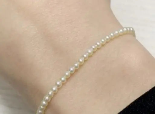 18K Yellow Gold Akoya Baby Pearl Strand Bracelets Etsy