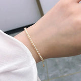 18K Yellow Gold Akoya Baby Pearl Strand Bracelets Etsy