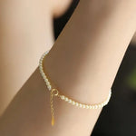 18K Yellow Gold Akoya Baby Pearl Strand Bracelets Etsy
