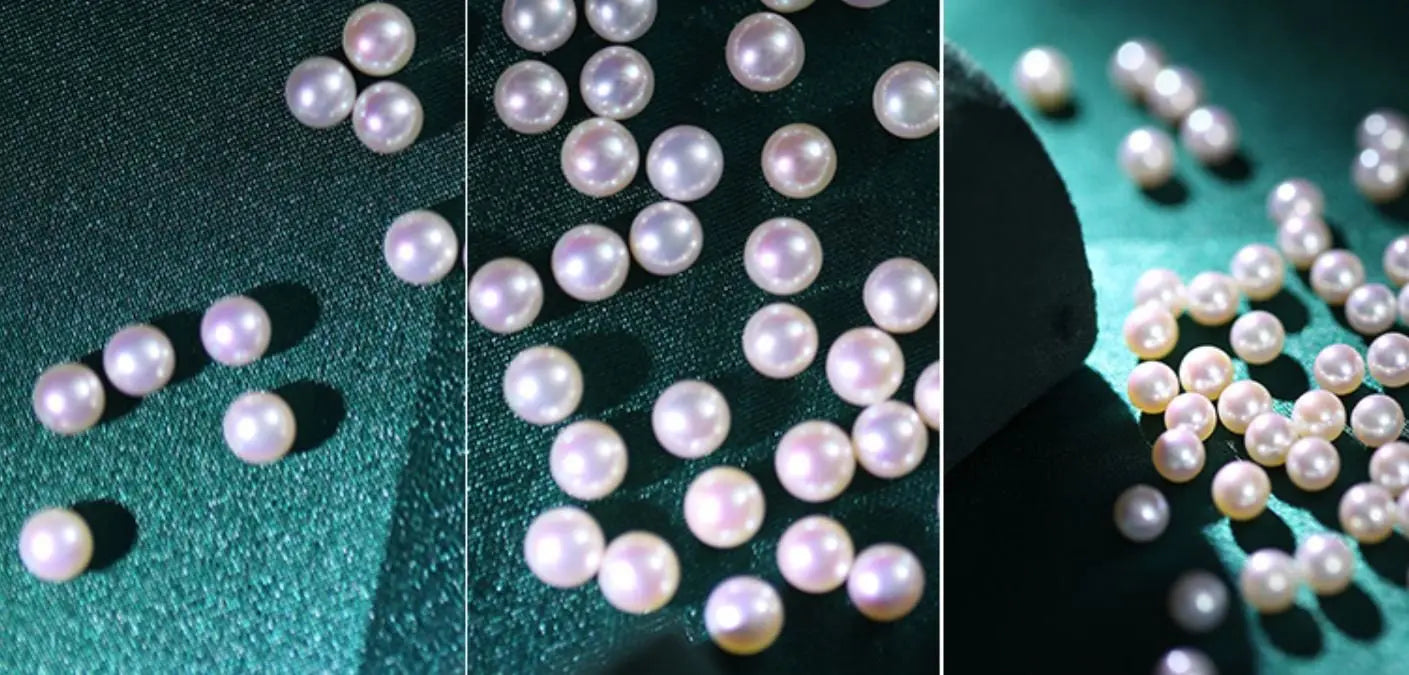 4mm Natural High Luster Pearl Handmade 18k Solid Yellow Gold White Pink Pearl Earrings, Seawater Pearl Earrings, Gift Idea Etsy