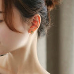 8mm Natural Akoya Pearl Diamond Heart Earrings - 18K Gold Etsy