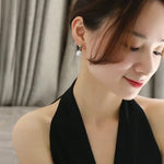 12mm High Luster White Pearl  Emerald Earrings - 18K Yellow Gold Etsy