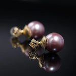 5A+ High Luster 12mm White Pearl Earrings Handmade 18k Gold Plated Vermeil White Pearl Earrings, Gift Idea, Edison Pearl Earrings Etsy