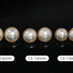 15mm Natural Mabe Pearl Earrings in 18K Yellow Gold Etsy
