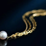 9mm Akoya Pearl Bracelet - 18K Cuba Chain Design Etsy