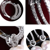 5A+ High Luster 13mm White Pearl Earrings Handmade Silver 925 White Pearl Earrings, Gift Idea, Edison Pearl Earrings Etsy