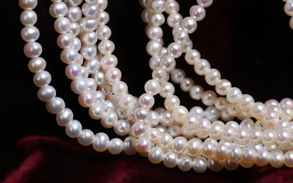 3-4mm Natural High Luster Baby Pearl Necklace Handmade 18k Solid Yellow Gold Baby Golden Pearl Necklace, Freshwater Baby Pearl Beaded Choker Etsy