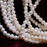 3-4mm Natural High Luster Baby Pearl Necklace Handmade 18k Solid Yellow Gold Baby Golden Pearl Necklace, Freshwater Baby Pearl Beaded Choker Etsy