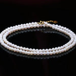 3-4mm Natural High Luster Baby Pearl Necklace Handmade 18k Solid Yellow Gold Baby Golden Pearl Necklace, Freshwater Baby Pearl Beaded Choker Etsy
