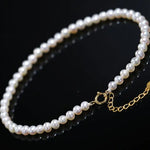 3-4mm Natural Freshwater Baby Pearl Bracelets, Handmade 18k Solid Yellow Gold Baby Golden Pearl Bracelets, Freshwater Baby Pearl Beaded Etsy