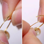 8mm Natural Akoya Golden Pearl Earrings - 18K Yellow Gold Etsy