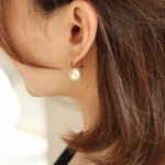AAA+ 13mm Freshwater Pearl Earrings - 18K Yellow Gold Etsy