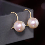 AAA+ 13mm Freshwater Pearl Earrings - 18K Yellow Gold Etsy