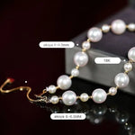 High Luster Akoya Pearl Strand 18K Bracelets - 18K Yellow Gold Etsy