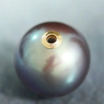 12-13mm High Luster Pink Purple Pearl Necklace - 18K Yellow Gold Etsy