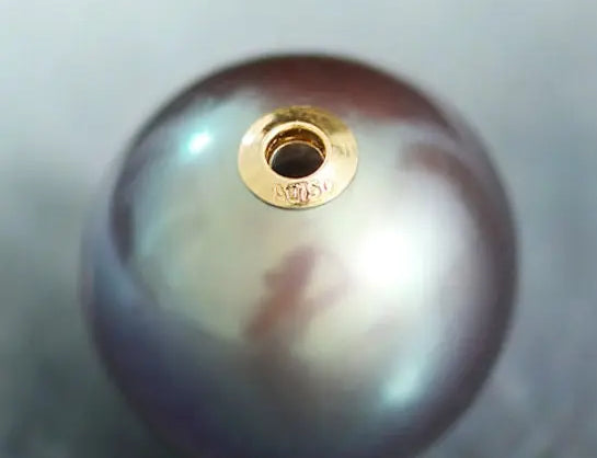 12-13mm High Luster Pink Purple Pearl Necklace - 18K Yellow Gold Etsy
