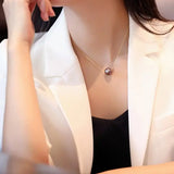 12-13mm High Luster Pink Purple Pearl Necklace - 18K Yellow Gold Etsy