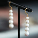 Akoya Pearl Hook Earrings - 18K Yellow Gold Etsy