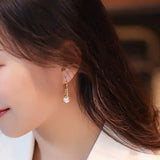 8mm Natural Japan Akoya Pearl Earrings 18k Solid Yellow Gold High Luster White Pearl Lace Earrings, Seawater Pearl, Anniversary Gift Idea Etsy