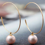 8-9mm Natural Nude Pearl Earrings - 14K Gold Filled Vanilla Pearls Etsy