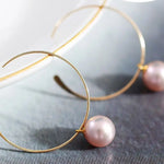 8-9mm Natural Nude Pearl Earrings - 14K Gold Filled Vanilla Pearls Etsy