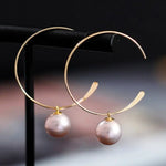 8-9mm Natural Nude Pearl Earrings - 14K Gold Filled Vanilla Pearls Etsy