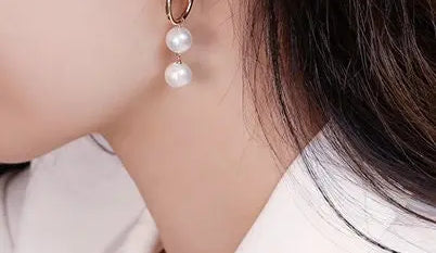 9.5mm High Luster Akoya Pearl Drop Earrings - 14K Gold Filled Etsy