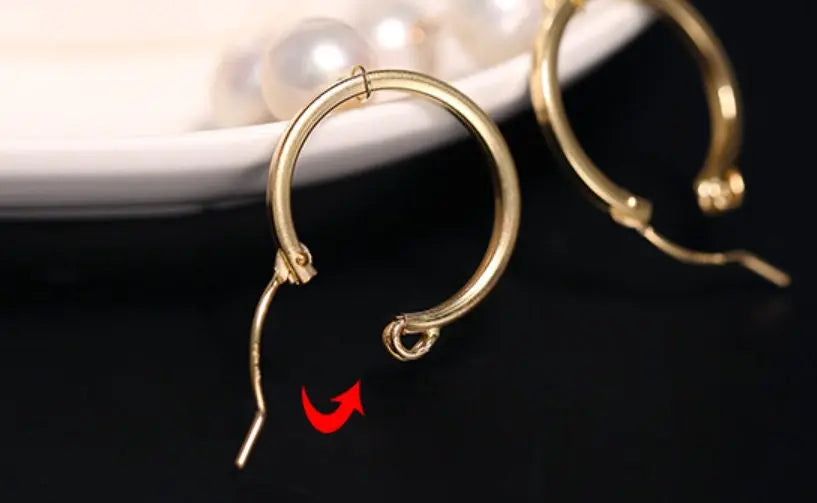 9.5mm High Luster Akoya Pearl Drop Earrings - 14K Gold Filled Etsy