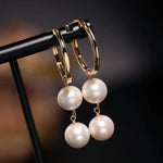 9.5mm High Luster Akoya Pearl Drop Earrings - 14K Gold Filled Etsy
