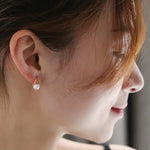6-7mm Natural White Pink Pearl Earrings - 18K Gold Akoya Studs Etsy