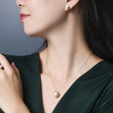11-12mm Natural High Luster White Pearl Necklace Handmade S925 Pearl Necklace, Anniversary Gift Idea, Gift for Mom Etsy