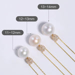 11-14mm High Luster Freshwater Pearl Necklace - 18K Gold Etsy