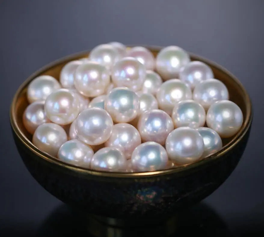 11-14mm High Luster Freshwater Pearl Necklace - 18K Gold Etsy