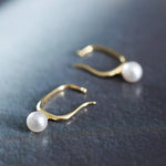 6mm Natural Akoya Pearls from Japan Earrings 14k Solid Yellow Gold Seawater White Pearl Earrings, Anniversary Gift Idea, Gift for Mom Etsy