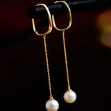 6mm Natural Akoya Pearls from Japan Earrings 14k Solid Yellow Gold Seawater White Pearl Earrings, Anniversary Gift Idea, Gift for Mom Etsy