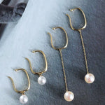 6mm Natural Akoya Pearls from Japan Earrings 14k Solid Yellow Gold Seawater White Pearl Earrings, Anniversary Gift Idea, Gift for Mom Etsy