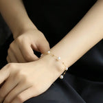 18K Yellow Gold Natural Akoya Pearl from Japan Bracelets Bracelets Etsy